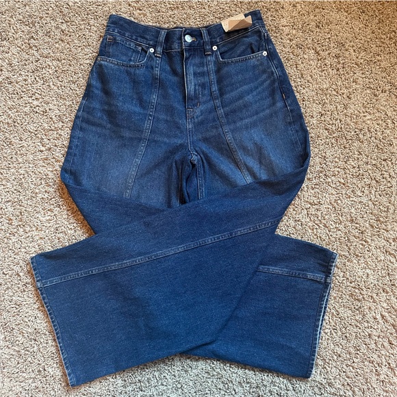 Madewell super wide leg high waist jeans - Picture 4 of 15